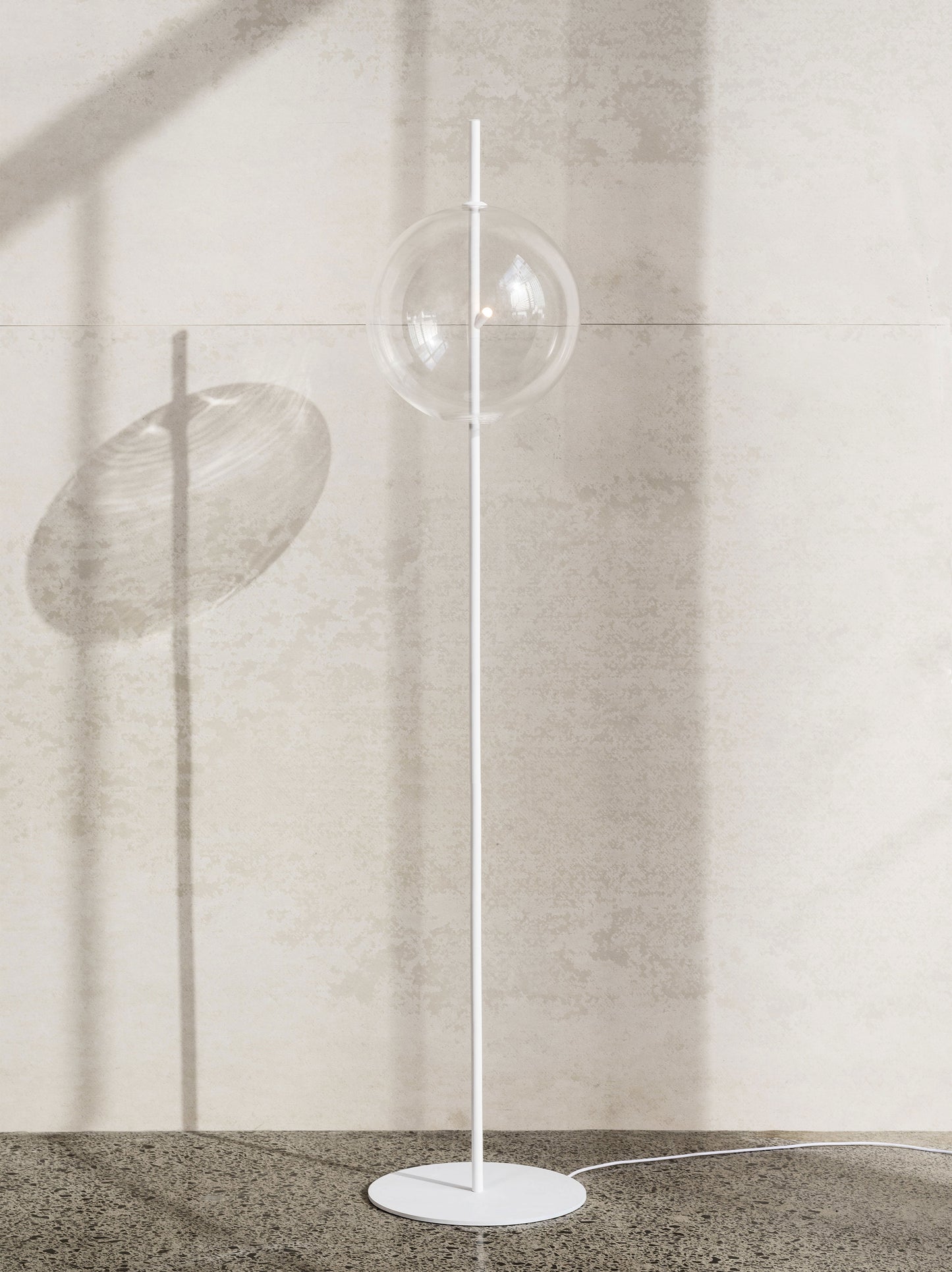 Città Point Floor Lamp White