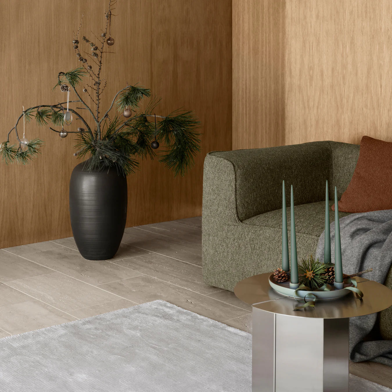 BLOMUS AHWI Two-Tone Wool Throw