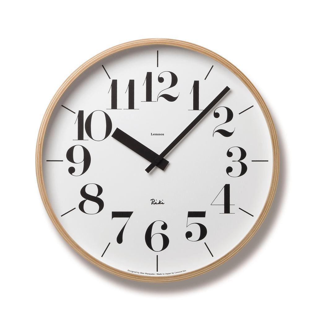 Riki Optima Clock by Lemnos