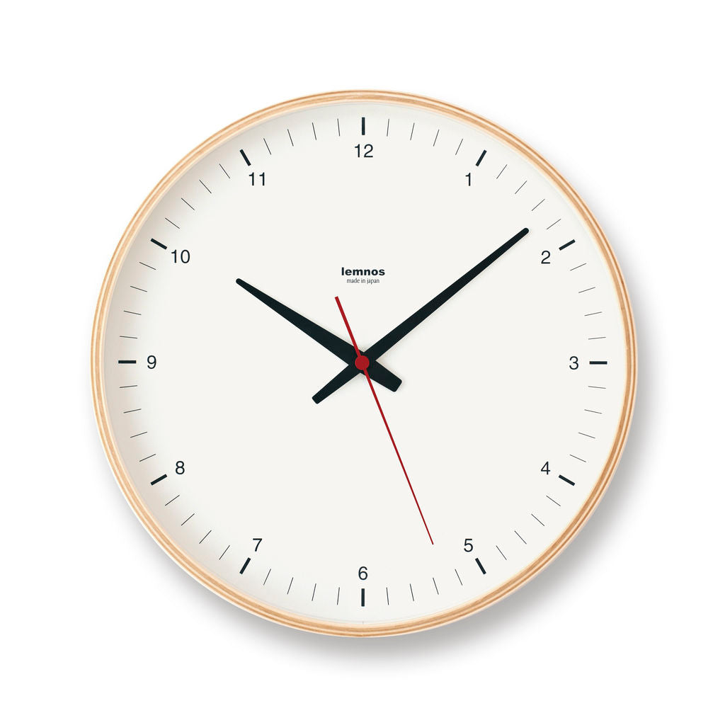 Plywood (HM) Clock by Lemnos