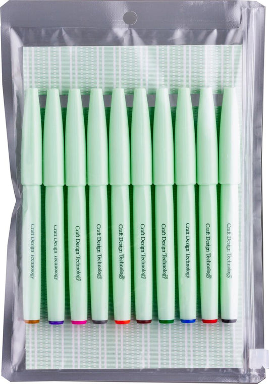 Craft Design Technology Brush Pen Set (set of 10)