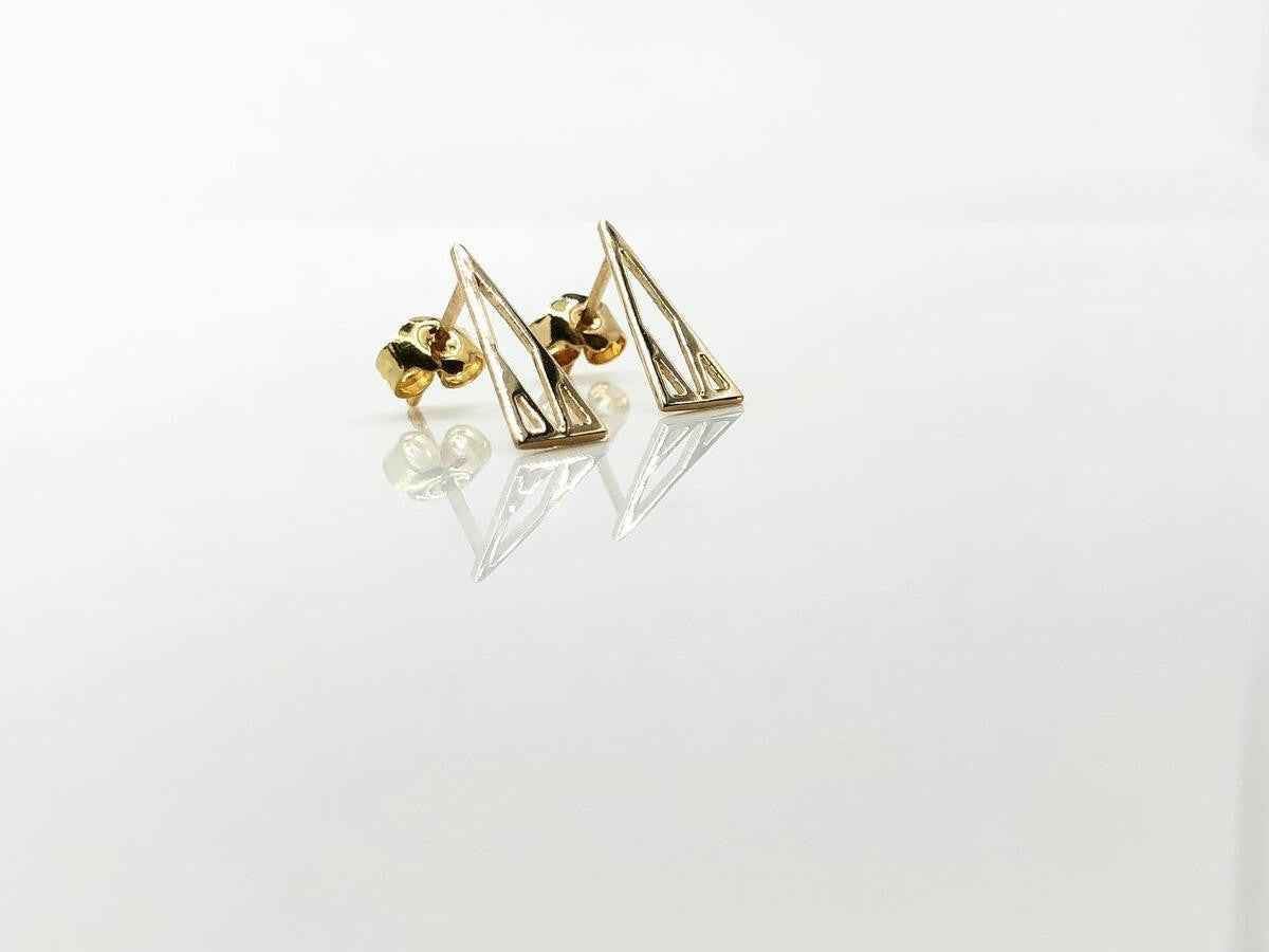 True Gold Earrings by Kohn Trading Co.