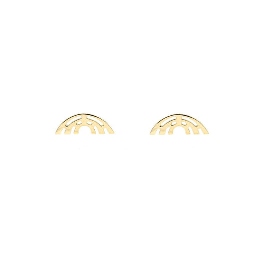 Rainbow Gold Earrings by Kohn Trading Co.