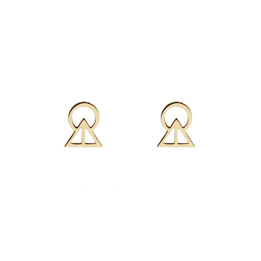 Goal Gold Earrings by Kohn Trading Co.
