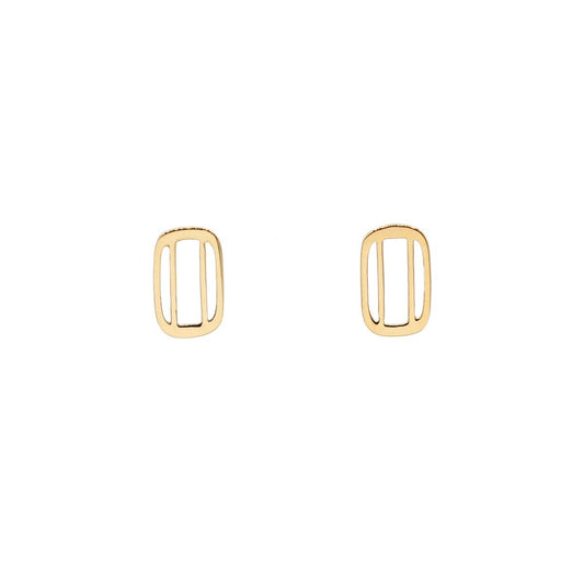 Little Gold Gold Earrings by Kohn Trading Co.