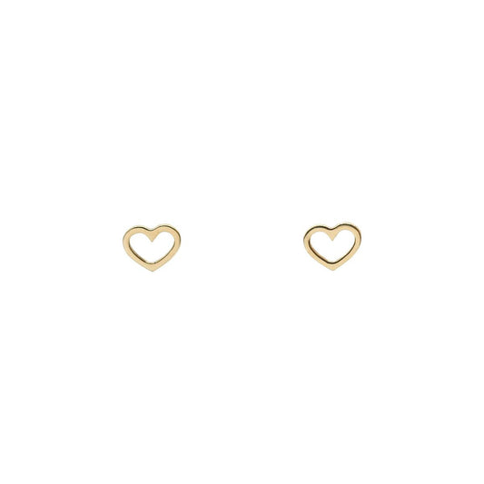 Love Gold Earrings by Kohn Trading Co.