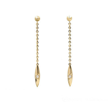 Drops Diamond Earrings by Kohn Trading Co.