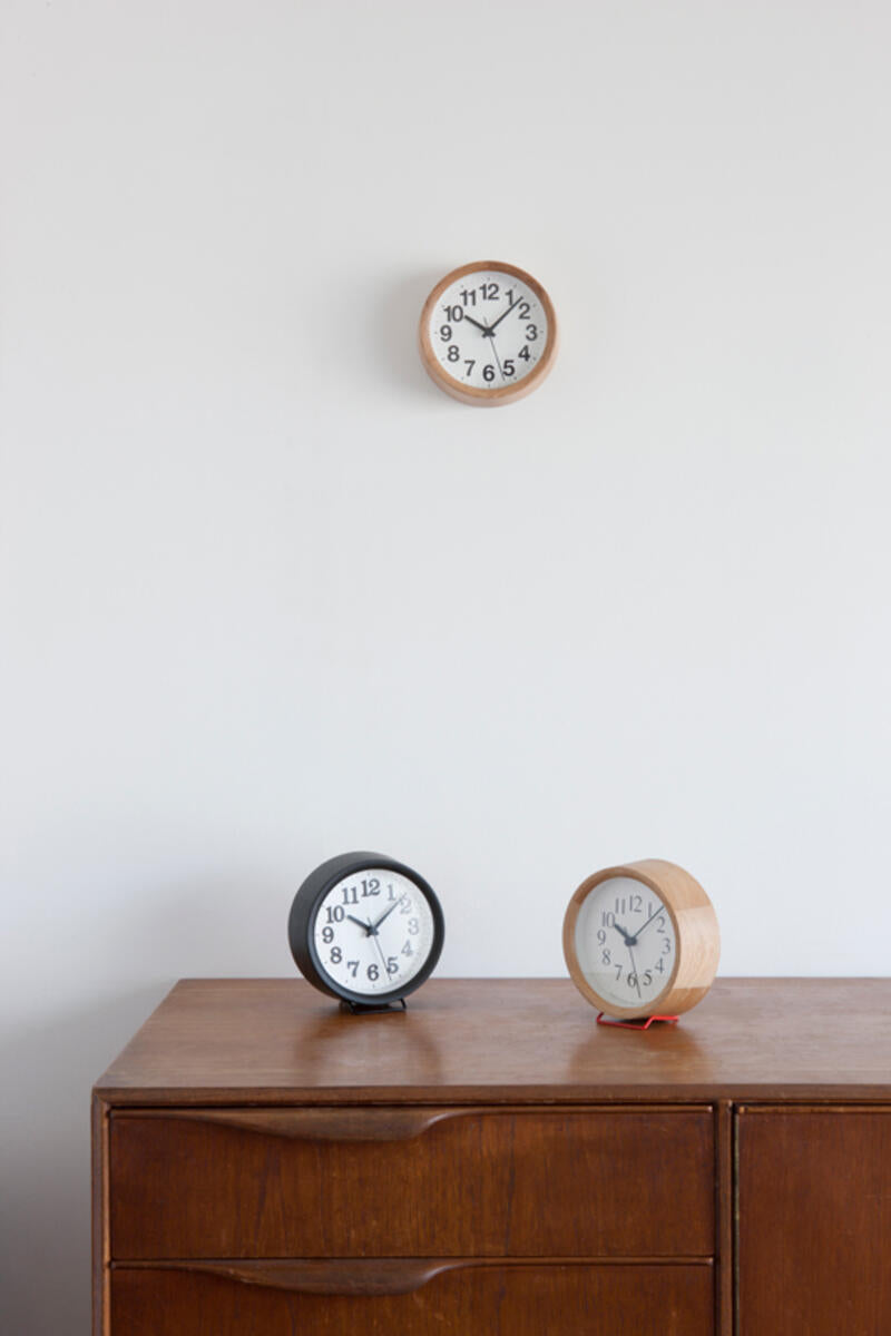 Clock A Small - Natural by Lemnos