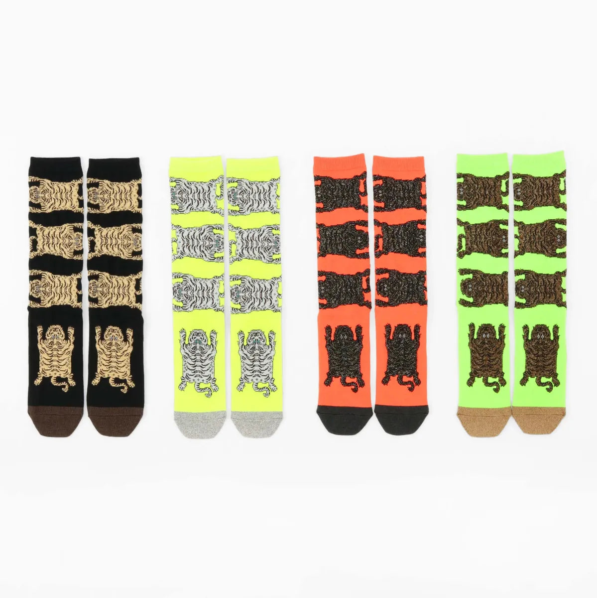HOiSUM Shin Tiger Socks - Yellow