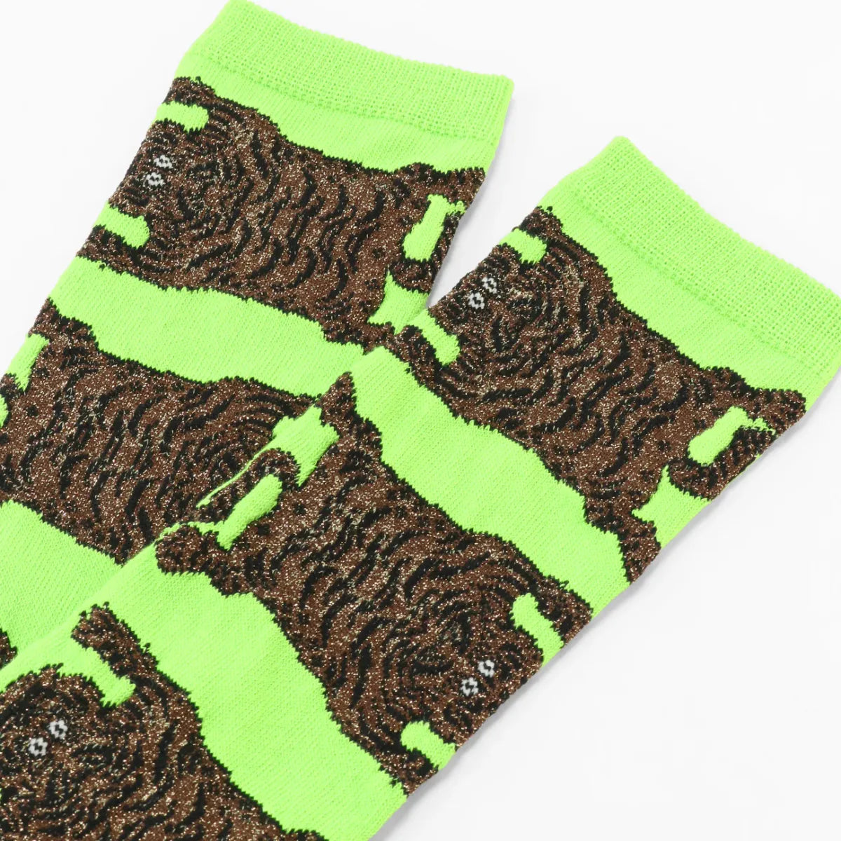 HOiSUM Shin Tiger Socks - Green