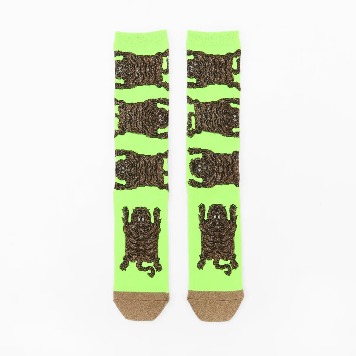 HOiSUM Shin Tiger Socks - Green