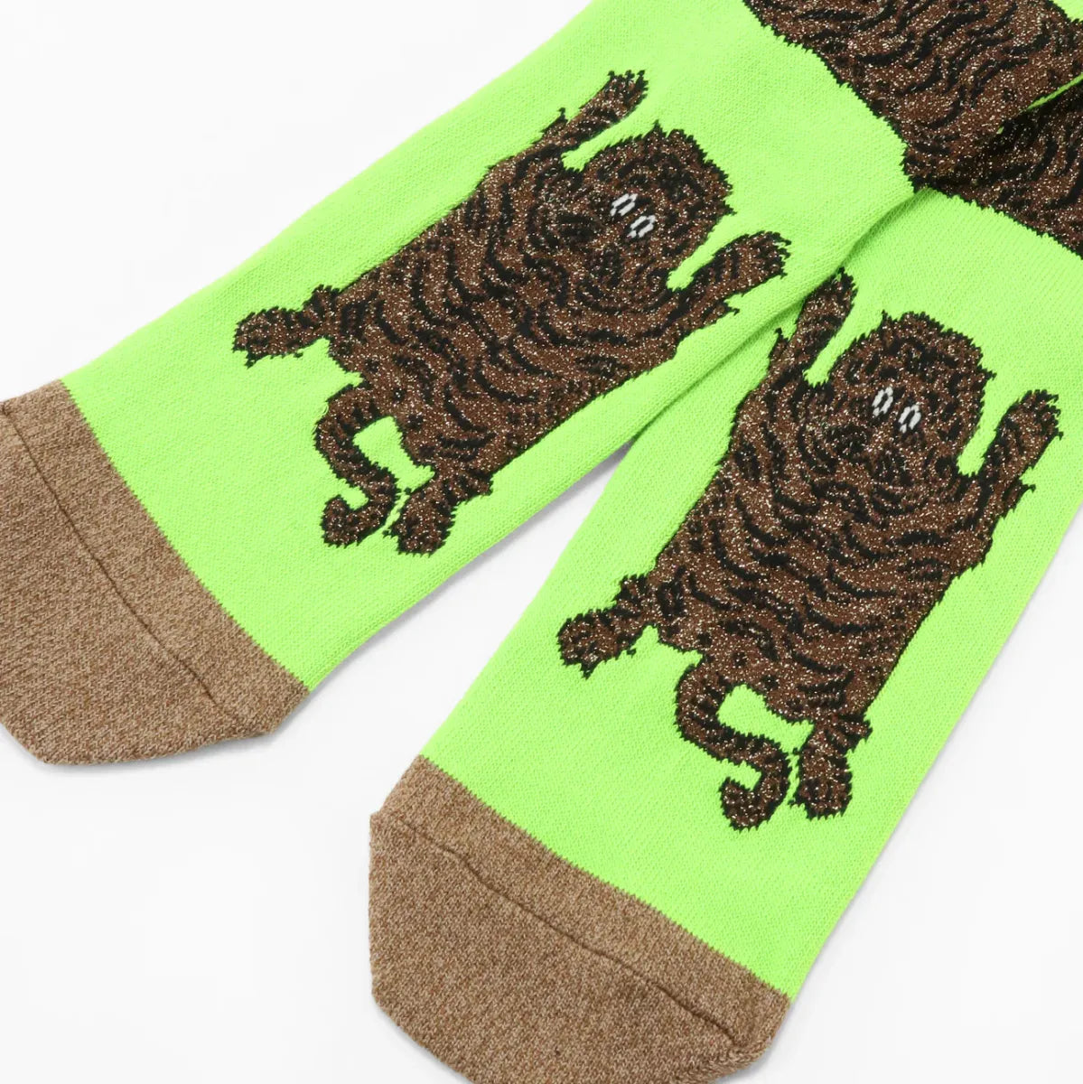 HOiSUM Shin Tiger Socks - Green
