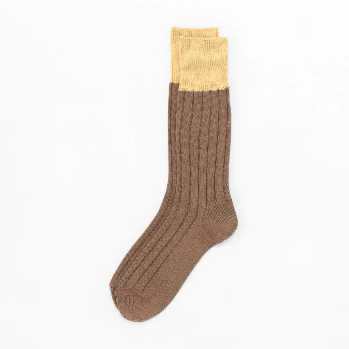 HOiSUM Crew Socks - Brown