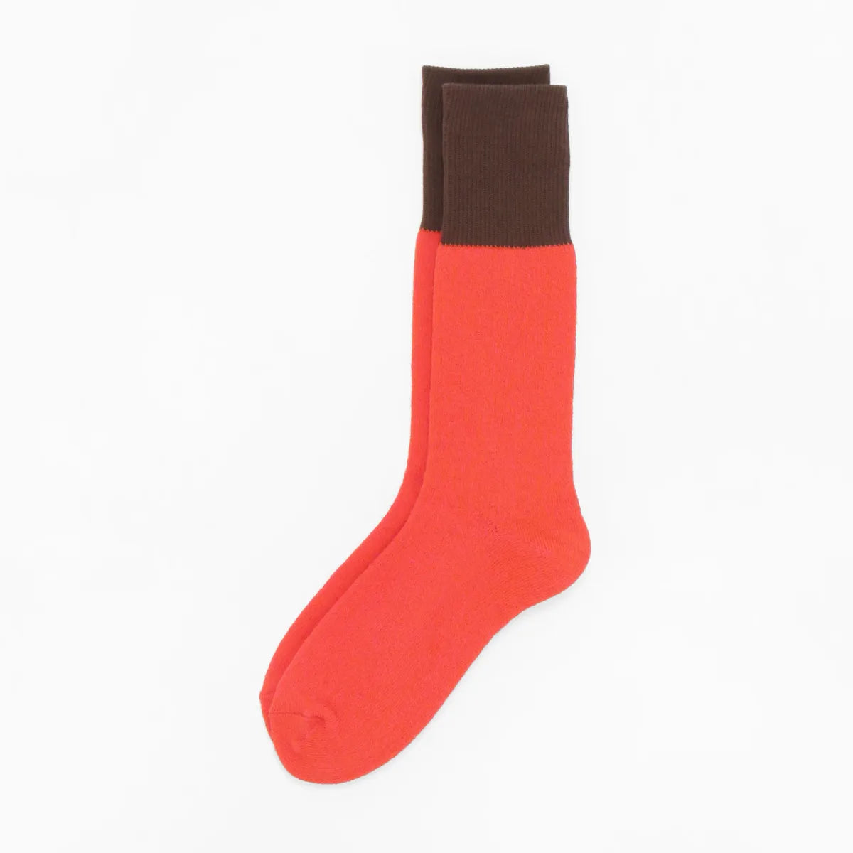 HOiSUM Asamerry Chunky Pile Socks - Orange