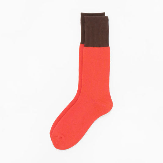 HOiSUM Asamerry Chunky Pile Socks - Orange