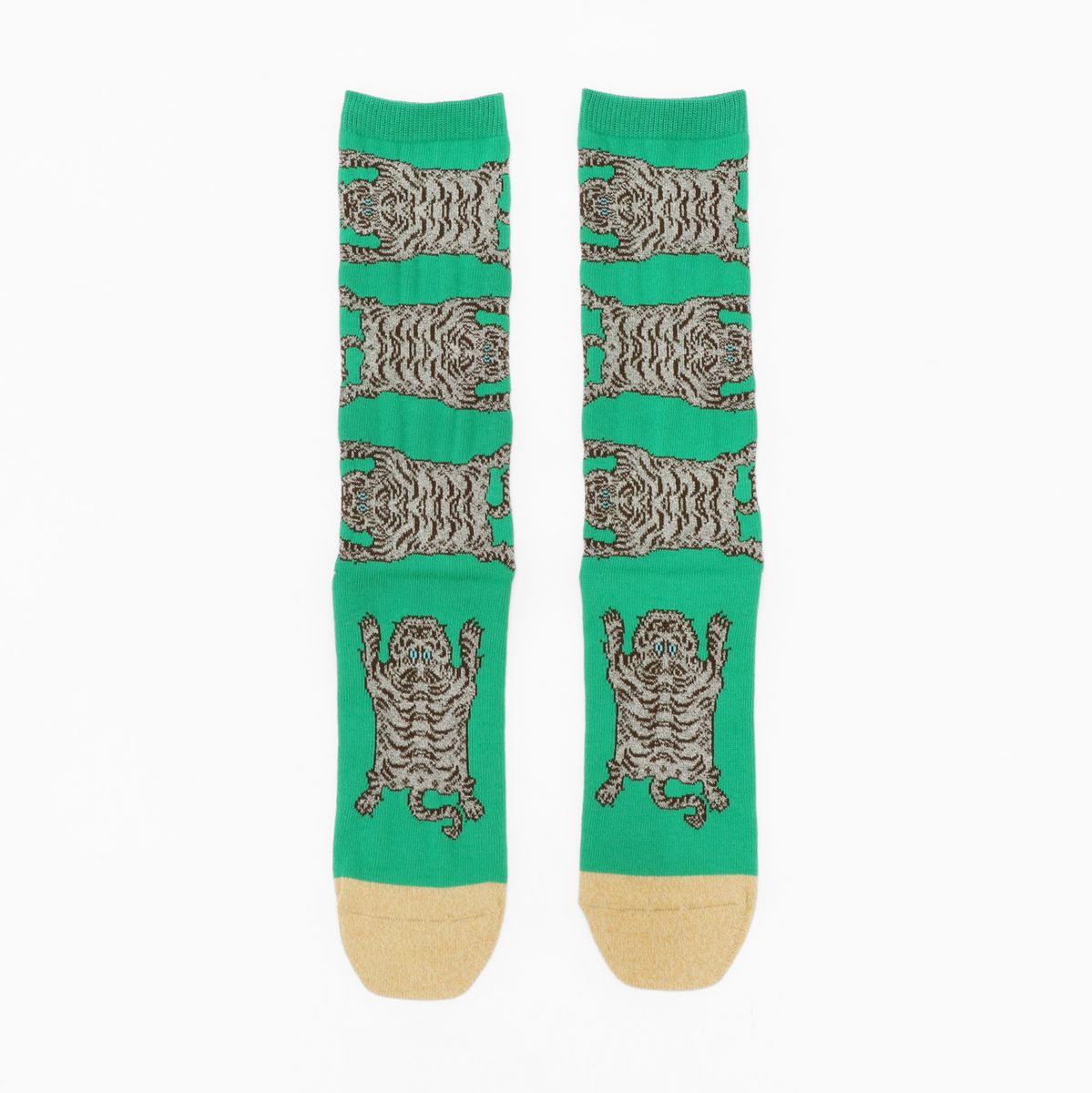 HOiSUM New Shin Tiger Socks - Green