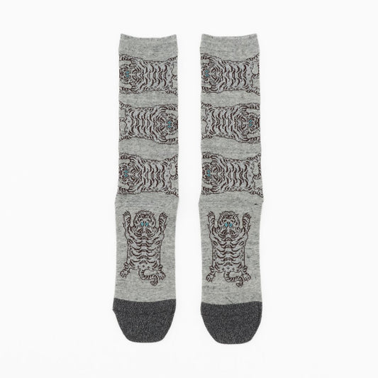 HOiSUM New Shin Tiger Socks - Gray