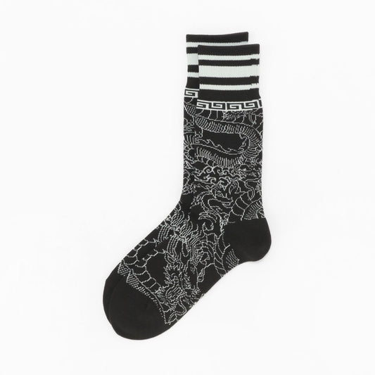HOiSUM Dragon Socks - Black