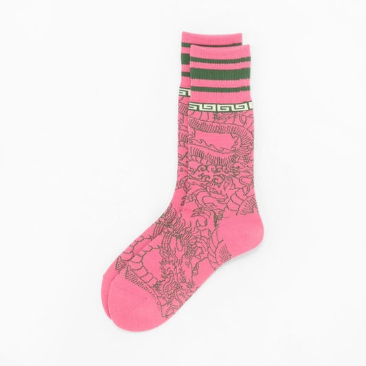 HOiSUM Dragon Socks - Pink
