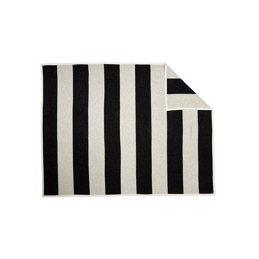 Blanket BOB Black/ Vanilla by Pappelina
