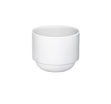 HASAMI PORCELAIN LATTE CUP IN WHITE 8.4 OZ