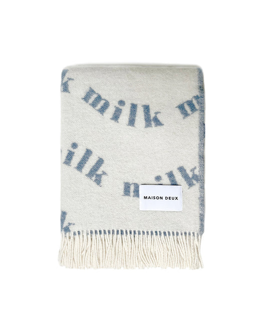 Maison Deux Blanket MILK