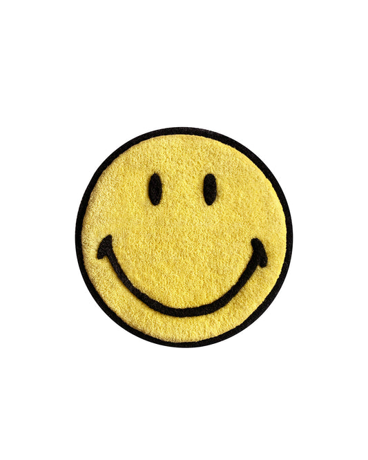 Maison Deux Rug for Wall SMILEY® Yellow 11.8 inch diameter