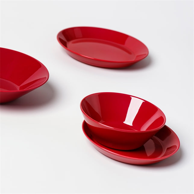 Teema Plate 21cm 8.27" Red