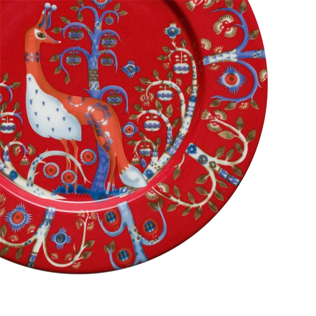 Taika Plate 22cm 8.66" Red