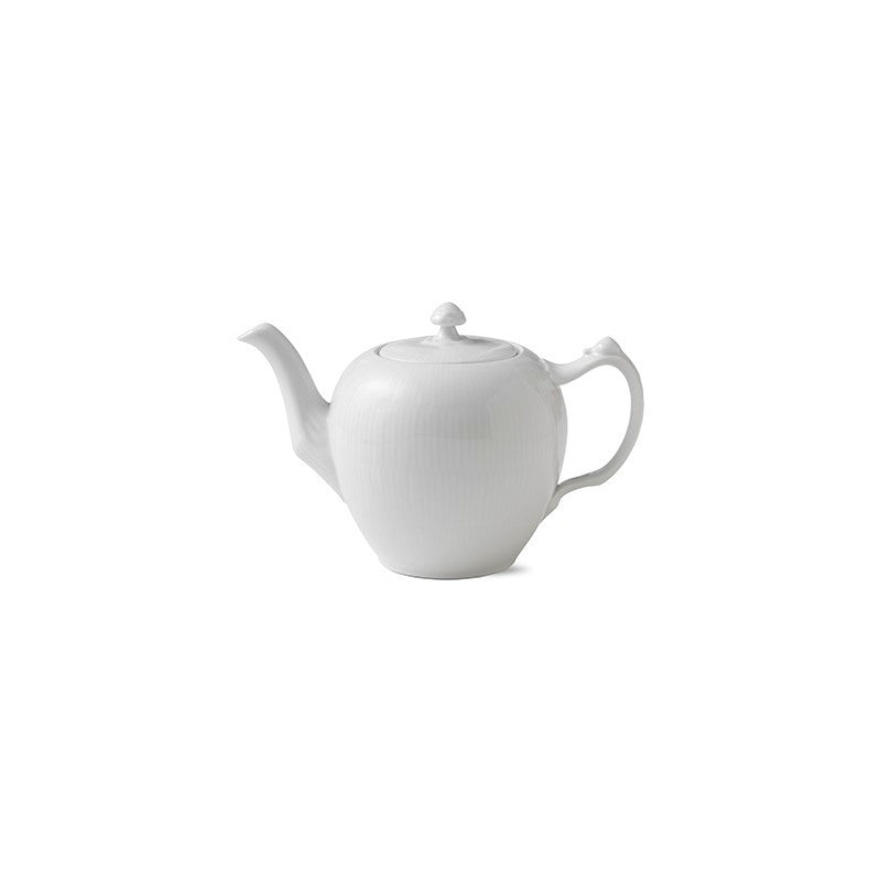 Royal Copenhagen White Fluted Tea Pot 1 qt