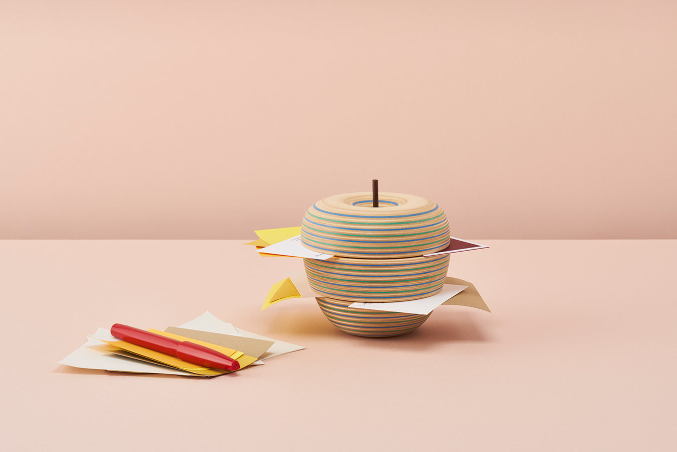 Ringo-Apple Card Holder by Plywood Laboratory