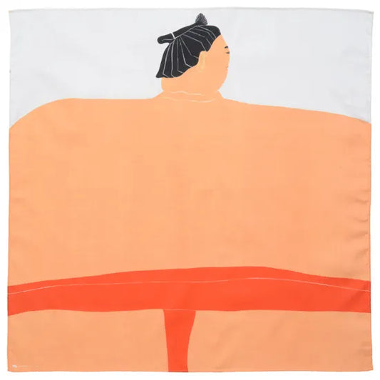 Hello Sumo-san Handkerchief