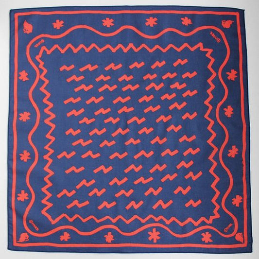 Graffiti Bandanna / Navy