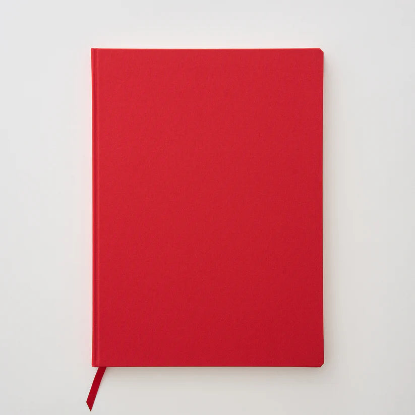 Cloth Notebook Conqueror Wove High White Red