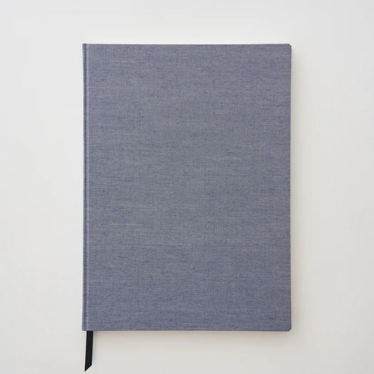 Cloth Notebook Conqueror Wove High White Lavender Grey
