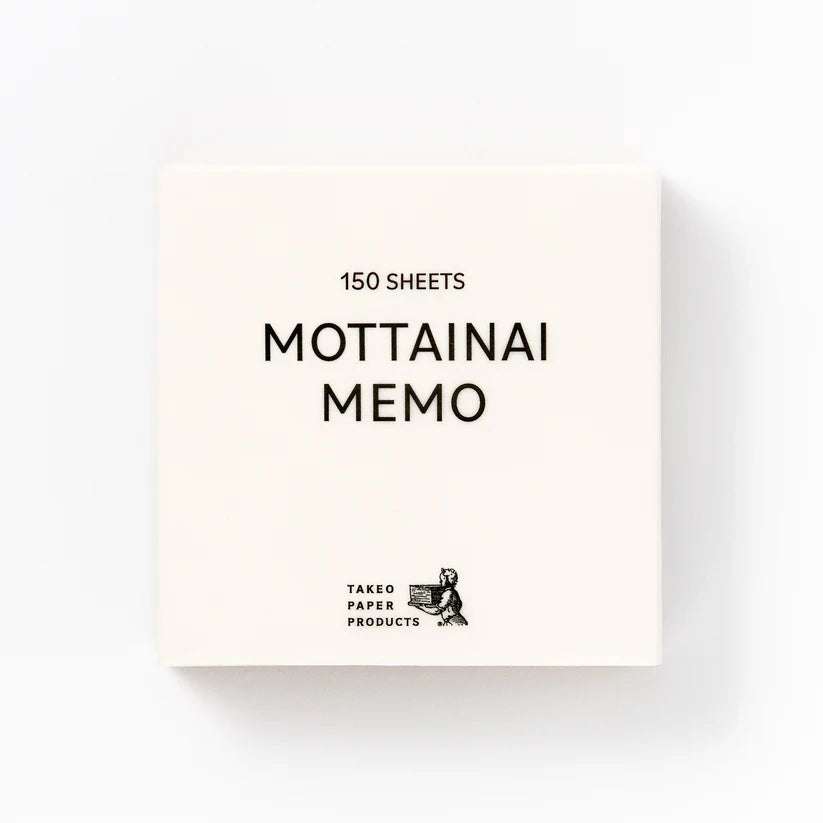 MOTTAINAI MEMO-19 by Takeo Paper