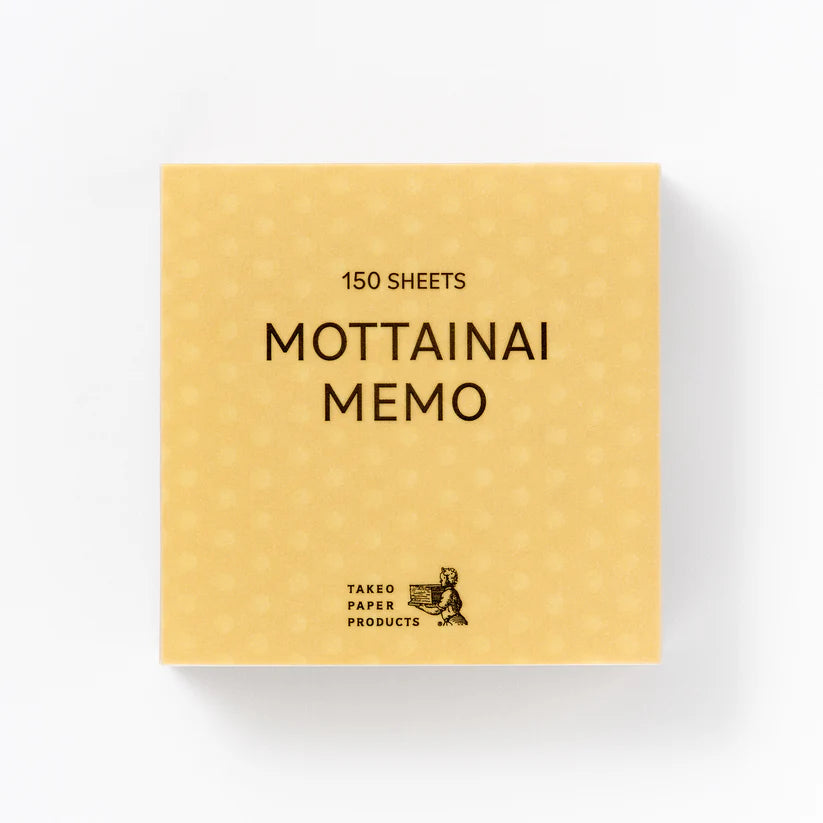MOTTAINAI MEMO-21 by Takeo Paper