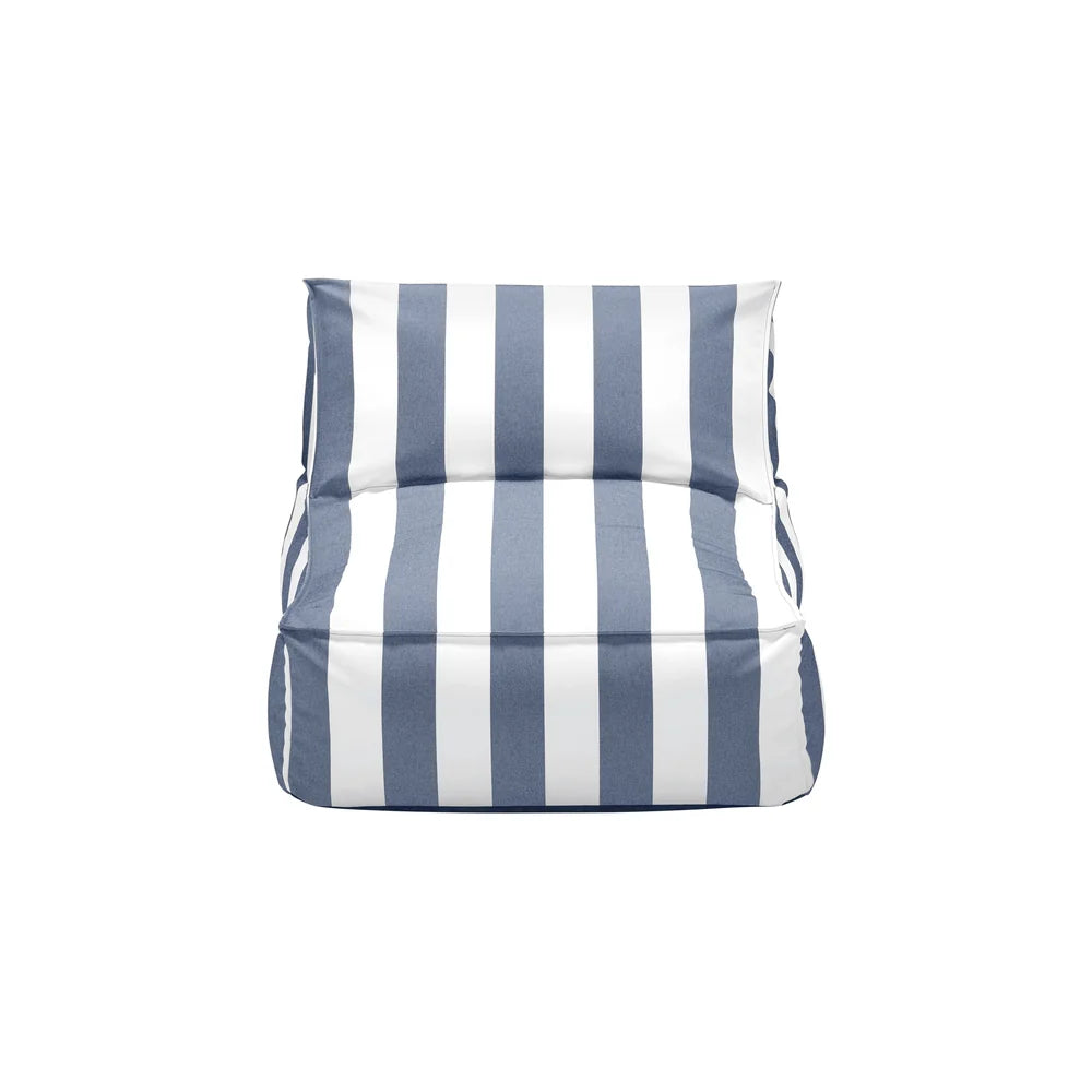 STAY Cabana Stripe Low-Profile Outdoor Patio Lounge Chair - Luxury Pool Furniture - Water and UV Resistant by Blomus