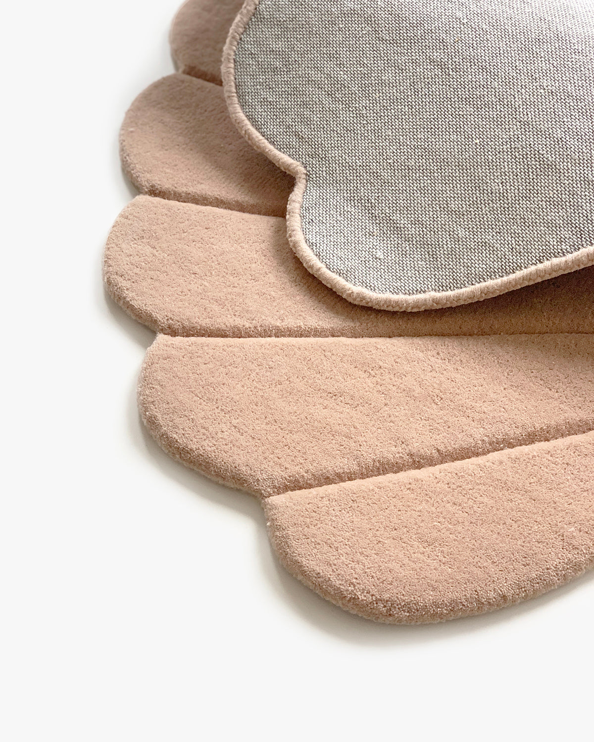 Maison Deux Rug SHELL Rose Dust 3.3 x 2.6 ft