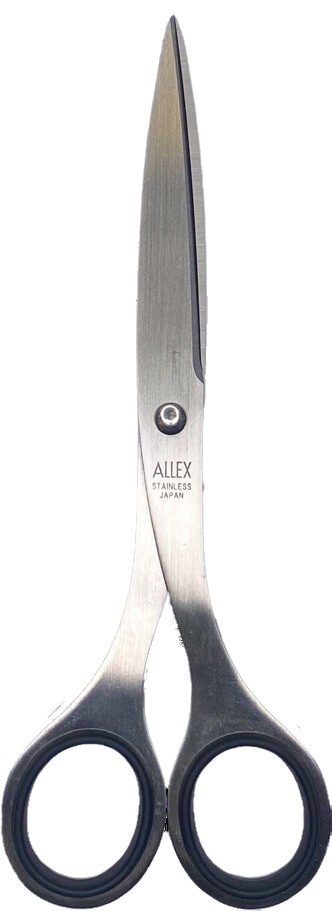 Allex Black Scissors Stainless Steel / Rubber – Greener Grass Design