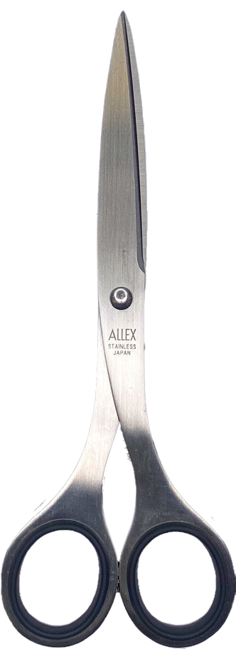 Allex Black Scissors Stainless Steel / Rubber