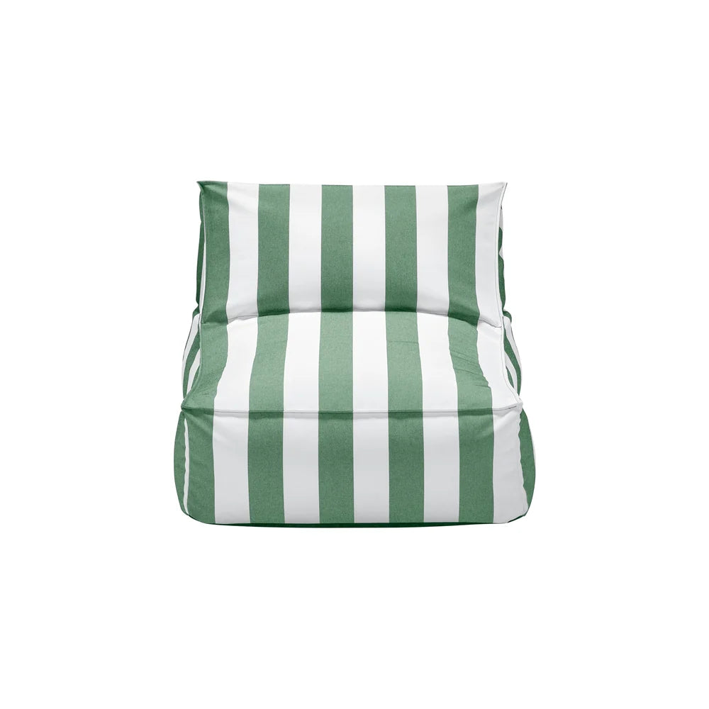 STAY Cabana Stripe Low-Profile Outdoor Patio Lounge Chair - Luxury Pool Furniture - Water and UV Resistant by Blomus