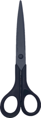 Allex Black Non-Stick Scissors Stainless Steel / Rubber TS1039