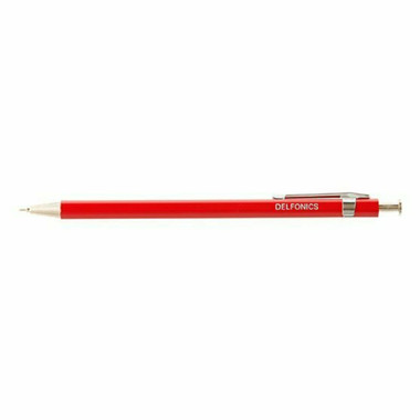 Delfonics Wood Ball Pen 6" - red