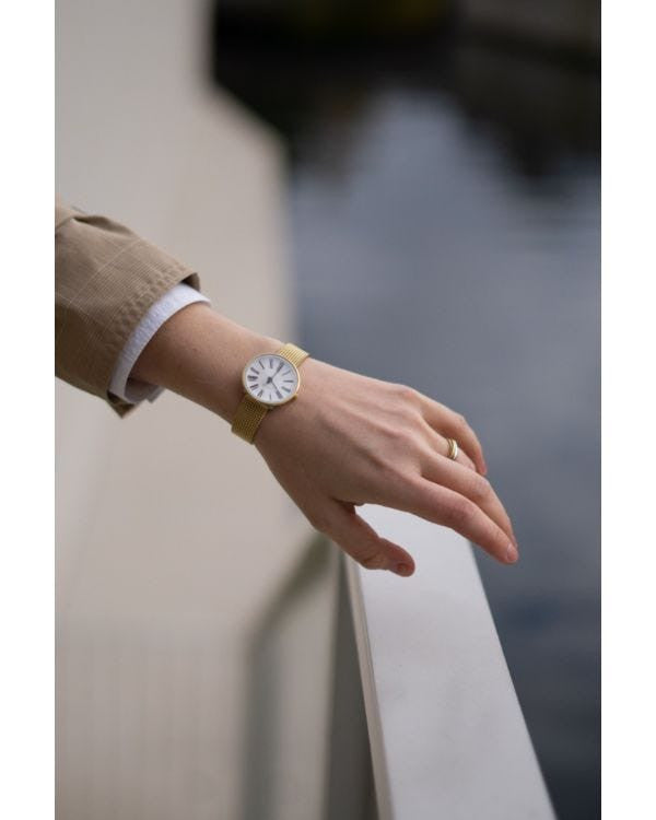 Roman 30mm Watch (53313-1409) by Arne Jacobsen