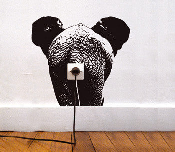 DOMESTIC WALL STICKER ELEPHANT design by Adrien Gardere