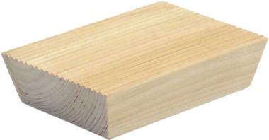 Tosa Ryu Earthsaver Soap Rest Ridged - Hinoki / Small