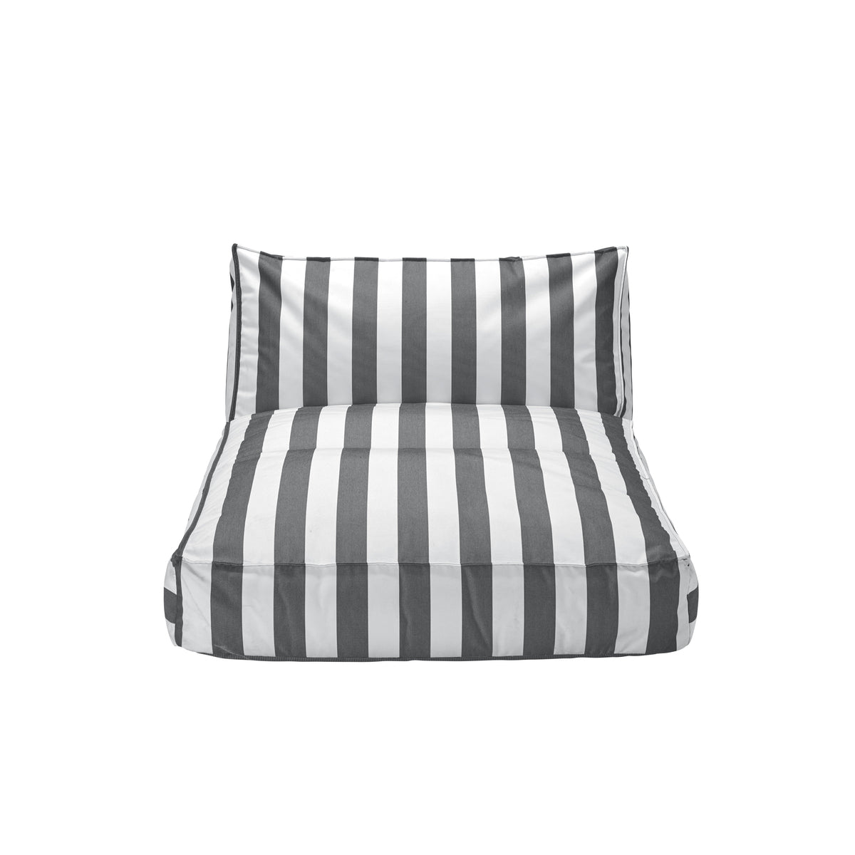 STAY Cabana Stripe Low-Profile Outdoor Patio Convertible Daybed Lounger - Luxury Pool Furniture - Water and UV Resistant by Blomus