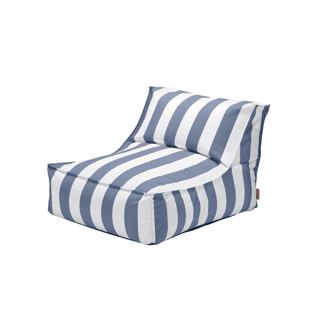 STAY Cabana Stripe Low-Profile Outdoor Patio Lounge Chair - Luxury Pool Furniture - Water and UV Resistant by Blomus