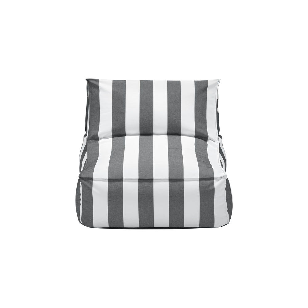 STAY Cabana Stripe Low-Profile Outdoor Patio Lounge Chair - Luxury Pool Furniture - Water and UV Resistant by Blomus